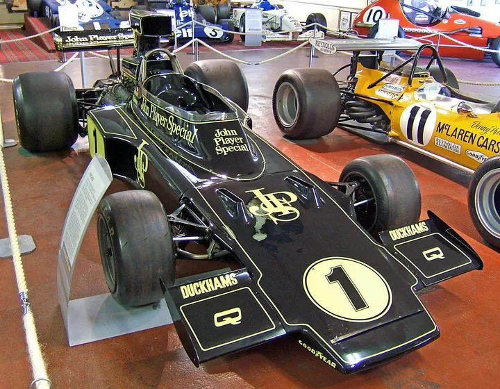 Lotus 72 in John Player Special colours